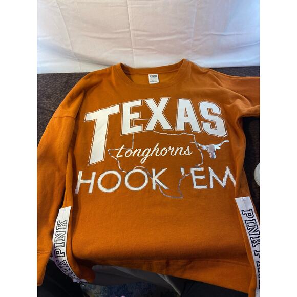 Pink Victoria secret with 5th & Ocean clothing Texas Longhorns Hook 'Em - Picture 4 of 7